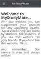 Mobile Screenshot of mystudymate.ie