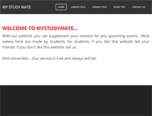 Tablet Screenshot of mystudymate.ie